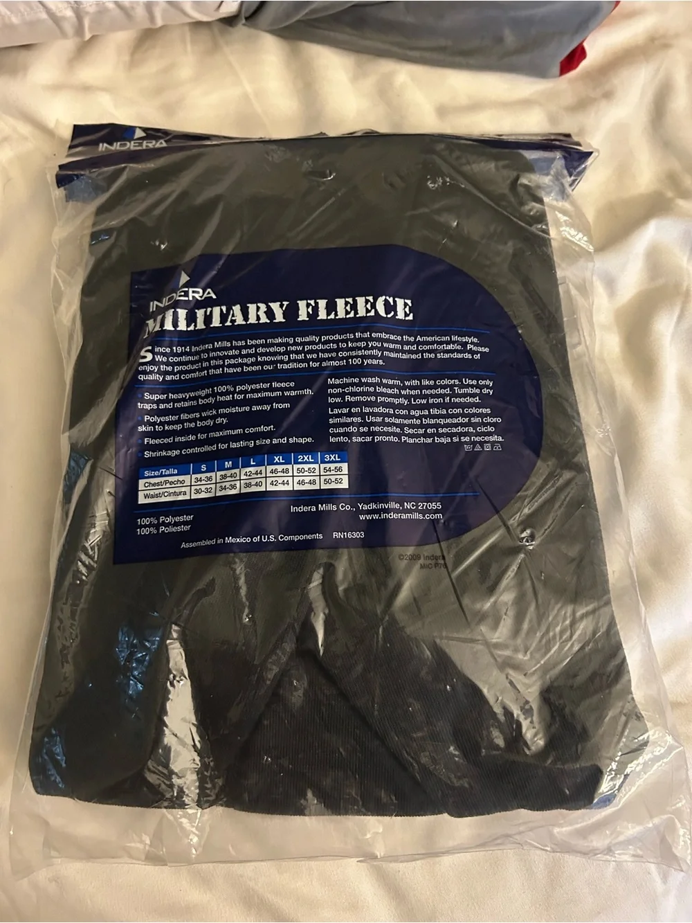 Military Fleece Thermal Shirt - Black